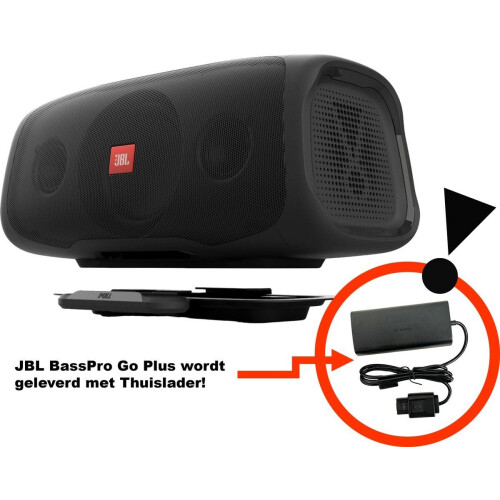 JBL BassPro Go Plus - 2 in 1 Subwoofer - Bluetooth speaker 200W - Zwart Tweedehands