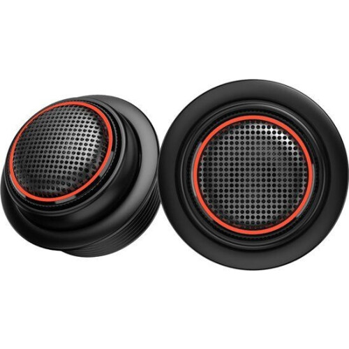 JBL Club 194T - Autospeakers - 19mm Edge-Driven Dome Tweeters - Zwart Rood (set van 2)