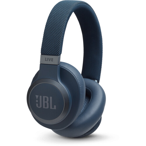 JBL Live 650BTNC - Over-Ear Koptelefoon - Actieve Noise Cancelling - Blauw Tweedehands