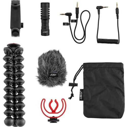 JOBY GorillaPod Creator Kit - Mini-tripod - GripTight smartphoneklem en Wavo microfoon - Zwart Tweedehands