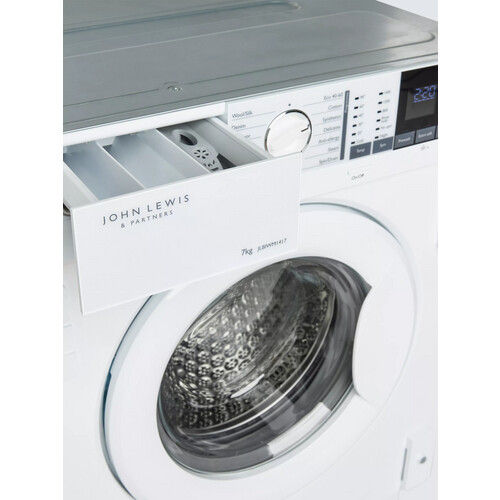 John Lewis Jlbiwm1417 - Inbouw Wasmachine - 7 Kg - 1400 Tpm - Energieklasse B | Nieuw (outlet) Tweedehands