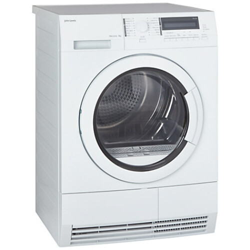 John Lewis Jltdh20 - Warmtepompdroger - 8 Kg - 66 Db - Energieklasse A+ | Tweedehands (Refurbished)