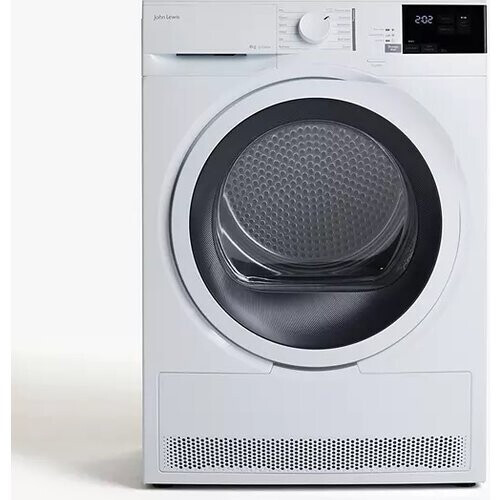 John Lewis Jltdh24 - Warmtepompdroger - 8 Kg - Sensor Drying - 66 Db - Energieklasse A+ | Tweedehands (Refurbished) Tweedehands