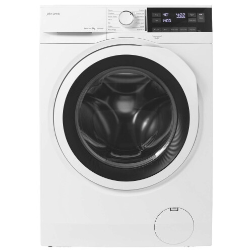John Lewis Jlwm1427 - Wasmachine - 8 Kg - 1400 Tpm - Koolborstelloze Motor | Nieuw (outlet)