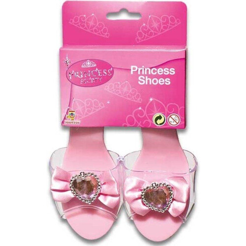 Johntoy Princess Secret - Prinsessenschoentjes - Strik met hartje - Roze (2 stuks)