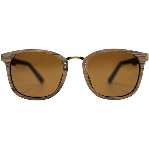 Joplins Sunglasses dames vegan Zonnebril Woodrow Bruin Tweedehands