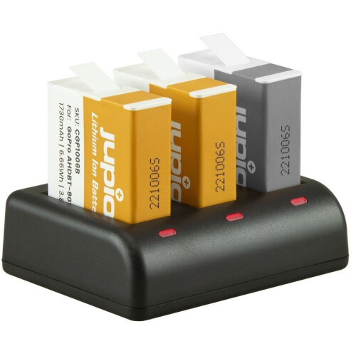 Jupio CGP1006 - GoPro Enduro Accu - 2 stuks - Zwart