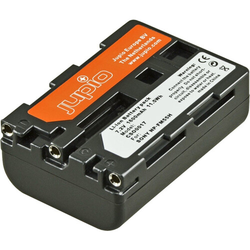 Jupio CSO0017 - Accu NP-FM55H NP-FM50 NP-FM51 NP-QM50 NP-QM51 - 1500mAh - Zwart Tweedehands