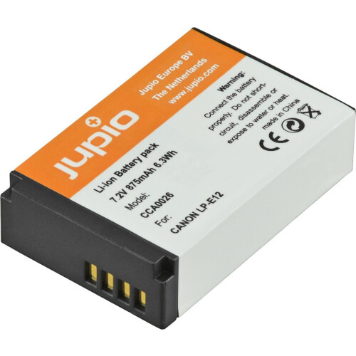 Jupio LP-E12 - Accu Li-Ion 875mAh - Wit Tweedehands