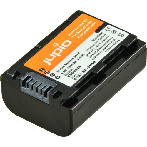 Jupio NP-FH50 - Accu Li-Ion 750mAh - Zwart
