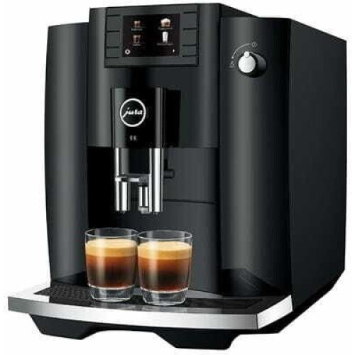 Jura E6 (2022) - Volautomatische koffiemachine - Easy Cappuccino functie - Piano Black