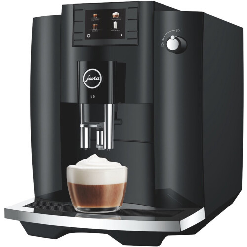 Jura E6 Piano Black Ec – Volautomatische Espressomachine – Pulse Extraction Process – Piano Black | Nieuw (outlet)