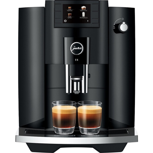 Jura E6 Piano Black Ec – Volautomatische Espressomachine – Pulse Extraction Process – Piano Black | Nieuw (outlet)