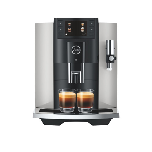 JURA E8 Platin EC (15582) - Volautomatische espressomachine - 17 koffiespecialiteiten - Platin