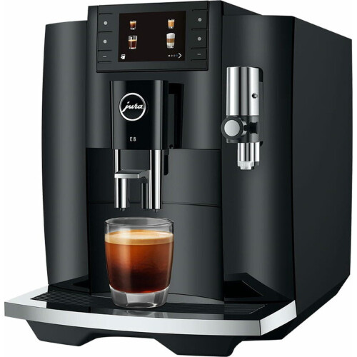JURA E8 - Volautomatische koffiemachine - 17 koffiespecialiteiten - Piano Black