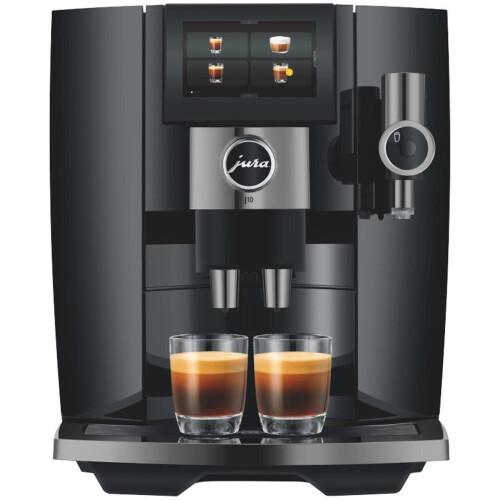 JURA J10 - Volautomatische espressomachine - Cold Extraction Process - Piano Black Tweedehands