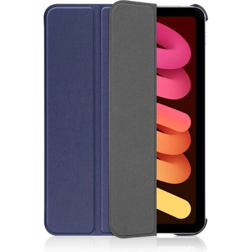 Just in Case Apple iPad Mini 6 (2021) - Smart Tri-Fold Case - Stijlvolle bescherming - Blauw