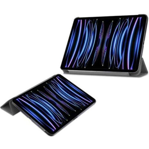 Just in Case iPad Pro 12.9 (2021) - Smart Tri-Fold Hoes - Auto-wake functie - Grijs