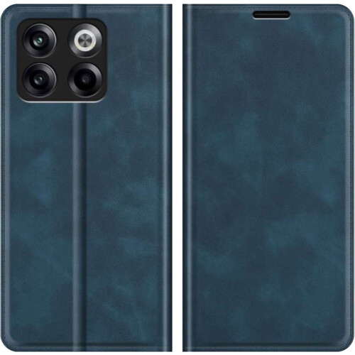 Just in Case OnePlus 10T - Bookcase hoesje - Magneetsluiting - Blauw