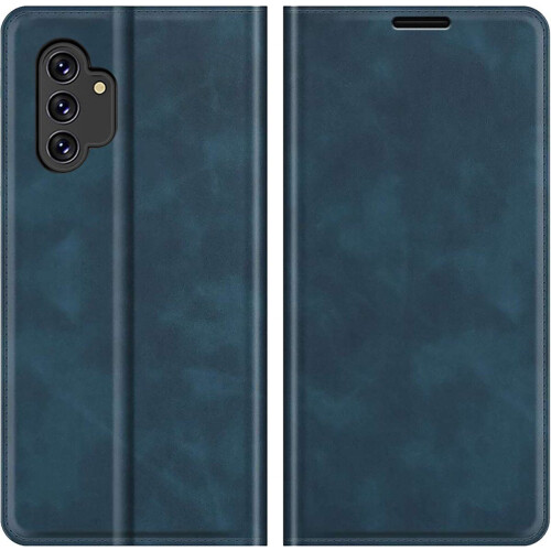 Just in Case Samsung Galaxy A13 - Wallet Case - Magnetische sluiting en pasjesvakjes - Blauw