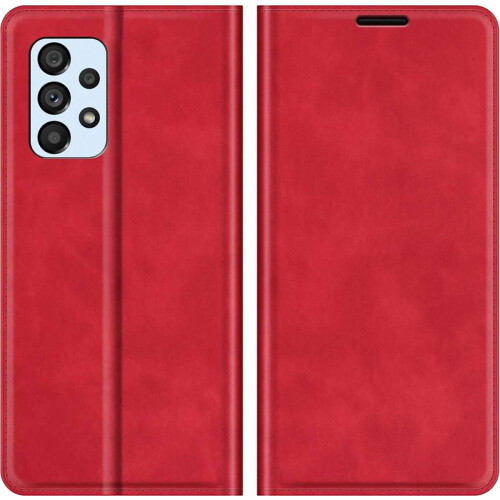 Just in Case Samsung Galaxy A53 - Wallet Case - Magnetische sluiting en pasjesvakjes - Rood