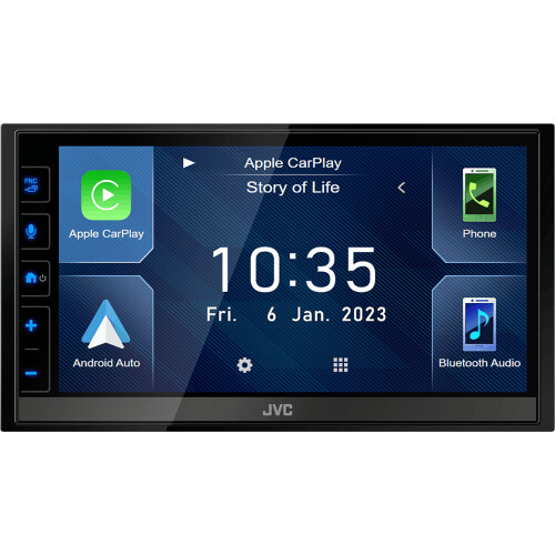 JVC KW-M785DBW - Digital Media Receiver - 6,8"Capacitive Touch Monitor - DAB+ Tweedehands