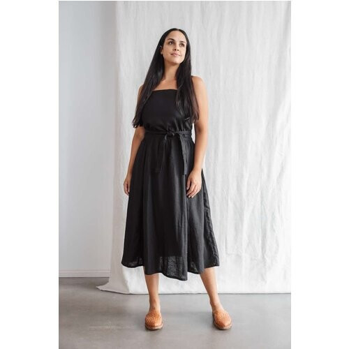 Jyoti Fair Works dames vegan Jurk Padmini Zwart Tweedehands