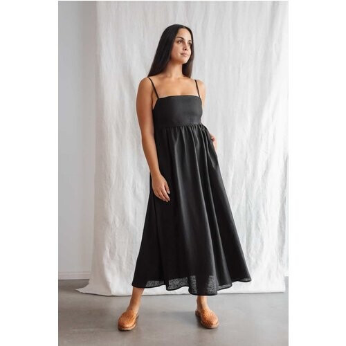 Jyoti Fair Works dames vegan Jurk Saranya Zwart Tweedehands