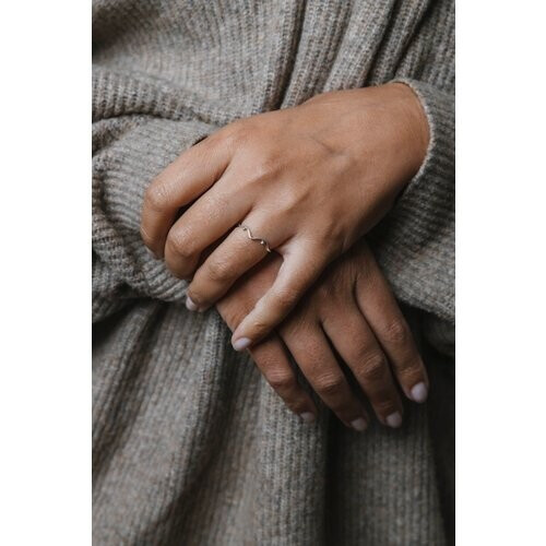 Jyoti - Fair Works dames vegan Ring Stan Zilver Tweedehands