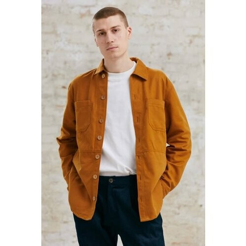 Jyoti Fair Works mannen vegan Overshirt Kal Curry Tweedehands