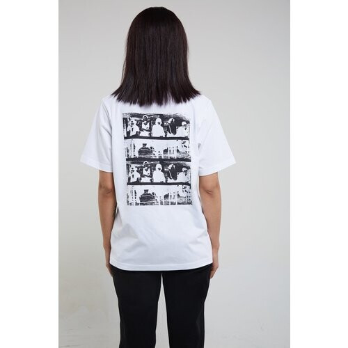 KABOOSH dames vegan T-Shirt Breakfast Unisex Wit Tweedehands