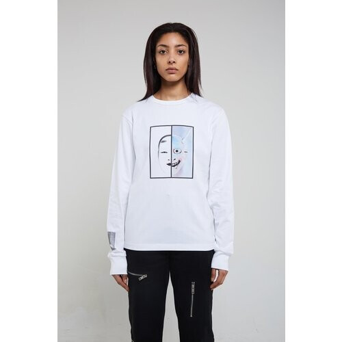 KABOOSH dames vegan T-Shirt Unisex What Mask? Wit Tweedehands