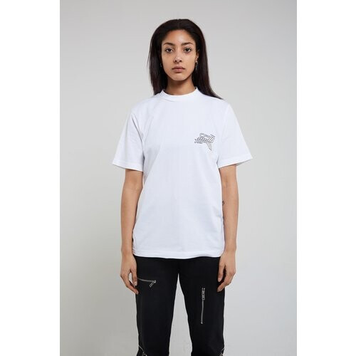 KABOOSH dames vegan T-Shirt Wipeout Unisex Wit Tweedehands