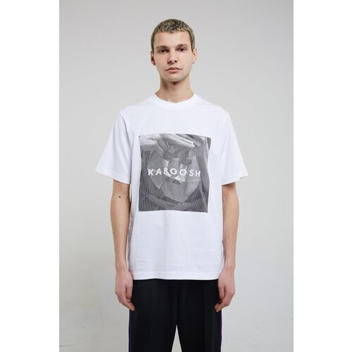 KABOOSH mannen vegan T-Shirt Mask Unisex Wit Tweedehands