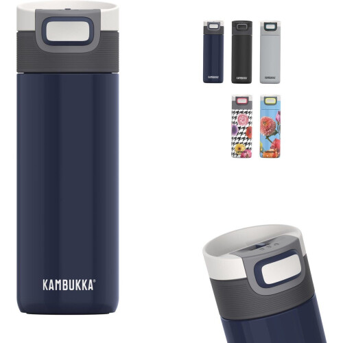 Kambukka Etna - Thermosbeker 500 ml - 9 uur warm 18 uur koud - Navy Blue Tweedehands