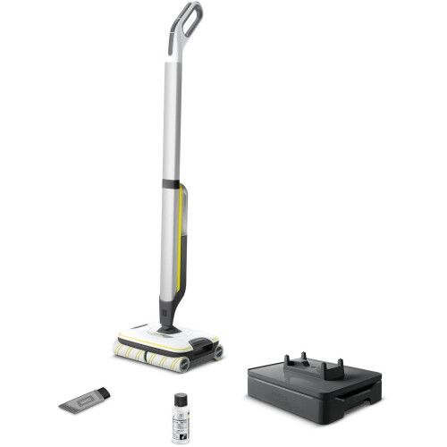 Kärcher FC 7 Cordless - Accu-vloerreiniger - 4-rollentechnologie - Wit