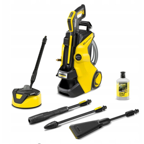 Kärcher K 5 Power Control Flex Home eco!Booster - Hogedrukreiniger - 145 bar - 500 l/u - T 5 Terrasreiniger - Geel