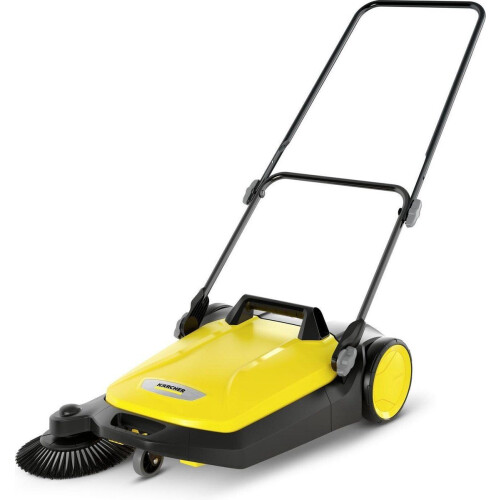 Kärcher S 4 Handveegmachine - 510 mm Werkbreedte - Afvalcontainer 20 liter - Zijborstel Tweedehands