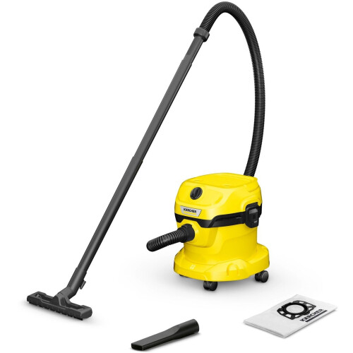 Kärcher WD 2 Plus V-12/4/18 - Nat- en droogzuiger - 12L 1000W 4m snoer 1,8m slang