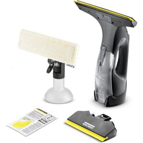 Kärcher WV 5 Plus N Black Edition - Ruitenreiniger - Looptijd accu 35 min - Werkbreedte 170/280 mm - Zwart Tweedehands