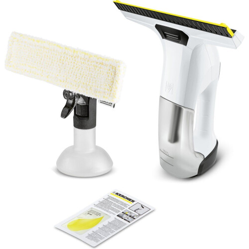 Kärcher WV 6 Plus - Ruitenreiniger - Siliconen zuigstrip - LED display - Looptijd 100 min - Werkbreedte 280 mm - Kleur wit
