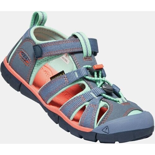 Keen Seacamp II CNX Youth Sandaal Junior Lichtgrijs/Turkoois Tweedehands