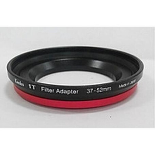 Kenko 1T One-Touch Filter Adapter - 37-52 mm - Rood Zwart