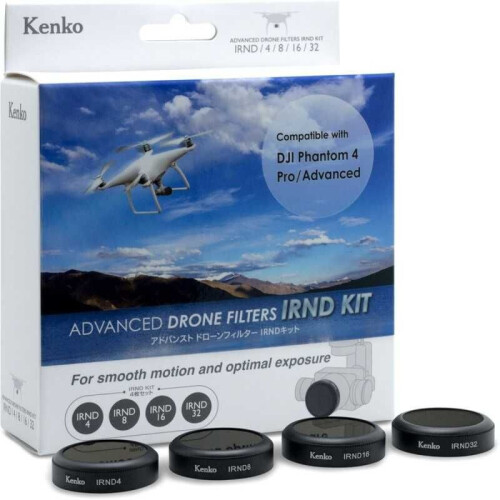 Kenko DJI Phantom 4 Pro/Advanced - Filterkit IRND 4-8-16-32 - 34 mm (set van 4)