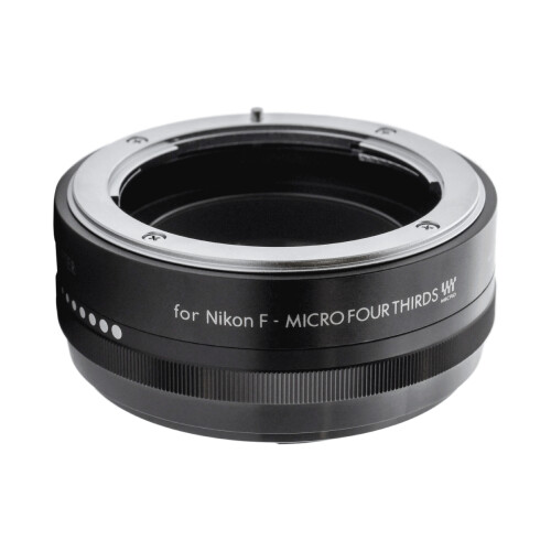 Kenko Mount Adapter Nikon F - MFT Camera - Handmatige scherpstelling - Antiglanzende matte afwerking Tweedehands