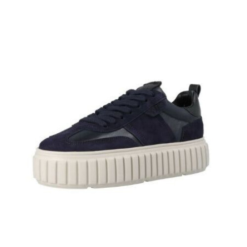 Kennel + Schmenger ZAP - Dames Lage Sneakers - Plateau - Blauw - Maat 36