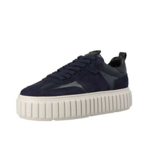 Kennel + Schmenger ZAP - Dames Lage Sneakers - Plateau - Blauw - Maat 39