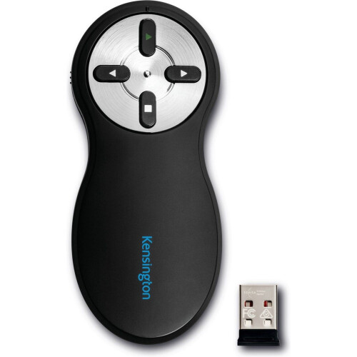 Kensington Wireless Presenter - Afstandsbediening met Laserpointer - 2.4GHz Draadloos - Zwart