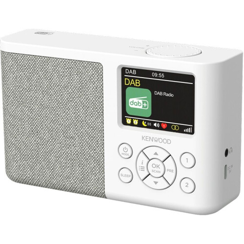 Kenwood CR-M33DAB - DAB+ / FM-RDS Receiver - Bluetooth Audio-Streaming - Wit Tweedehands