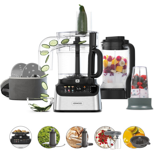 Kenwood FDM73.850SS - Keukenmachine MultiPro OneTouch - 1000W - 3L - Grijs Tweedehands